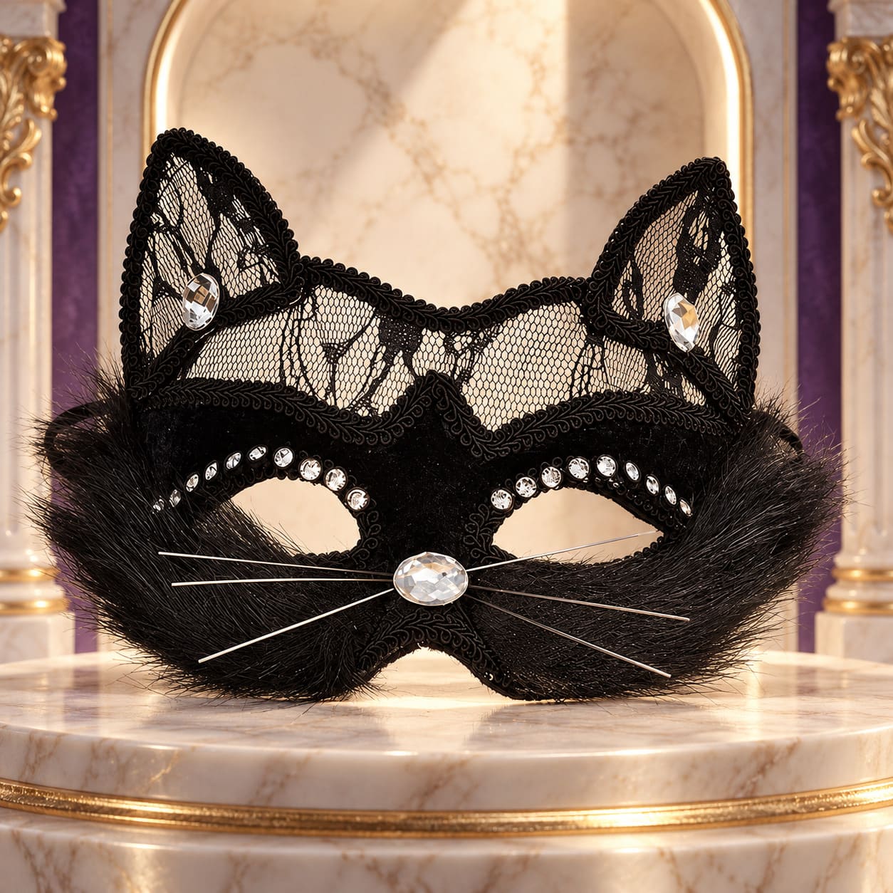 Demi-Masque Chat – Nicoletta