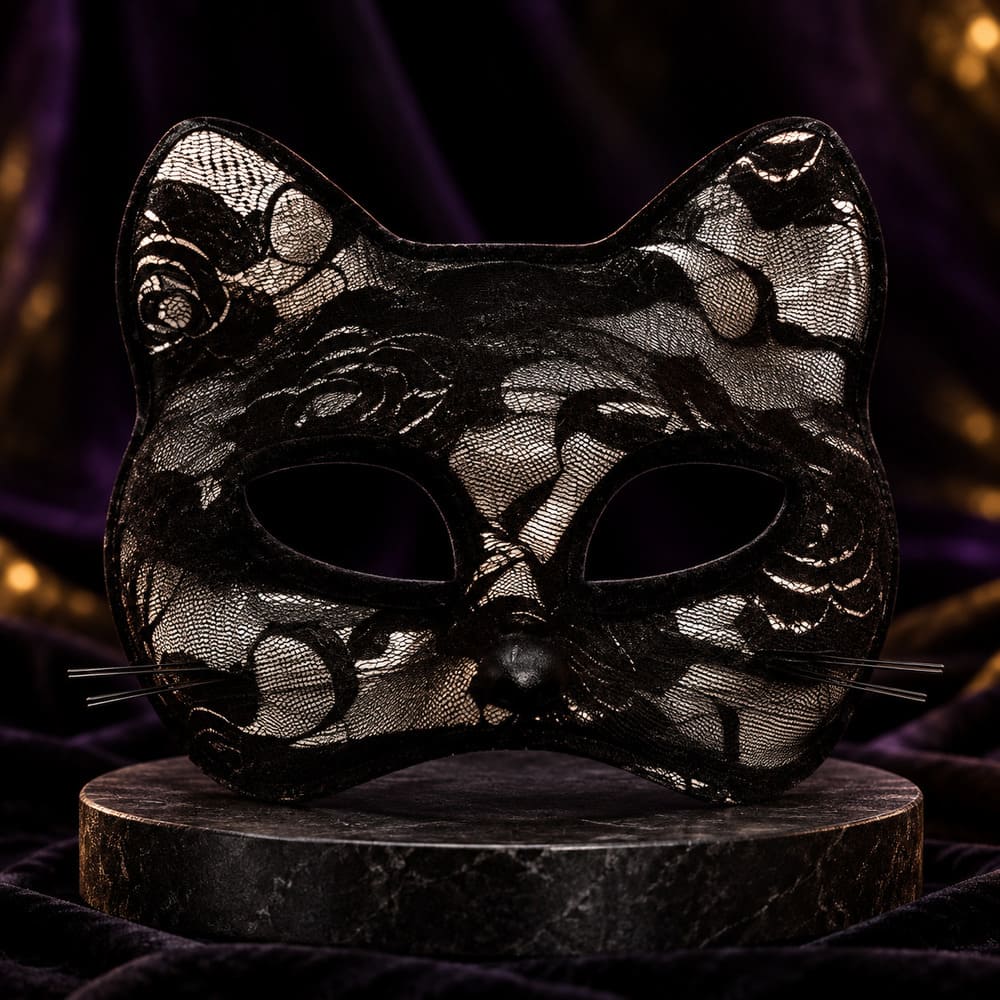 Masque Catwoman Dentelle - Emilia