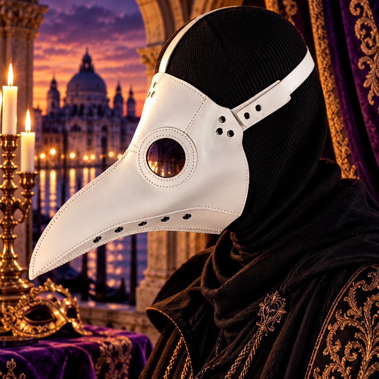 Masque Corbeau Médecin Blanc – Giulia