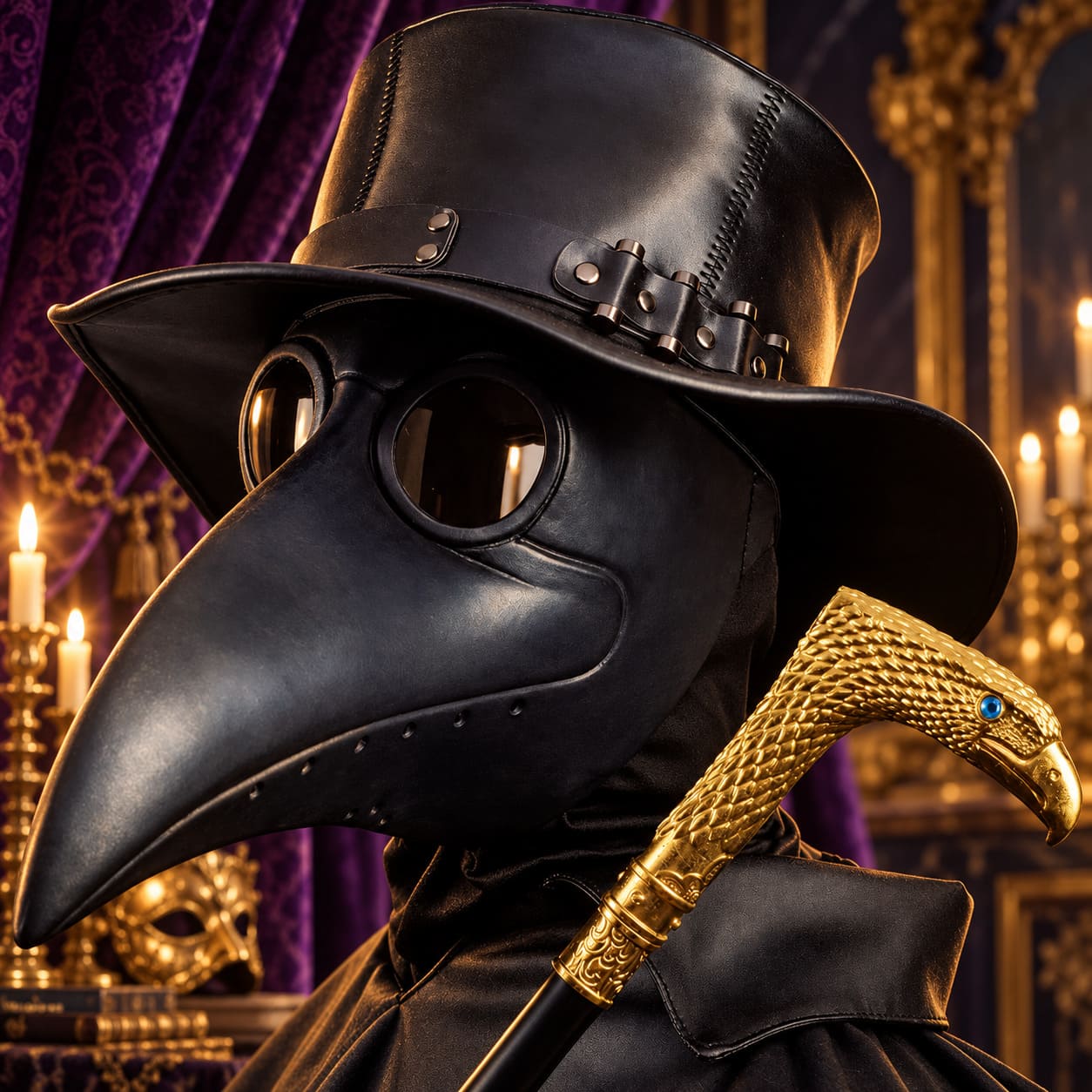 Masque Corbeau Noir – Marco