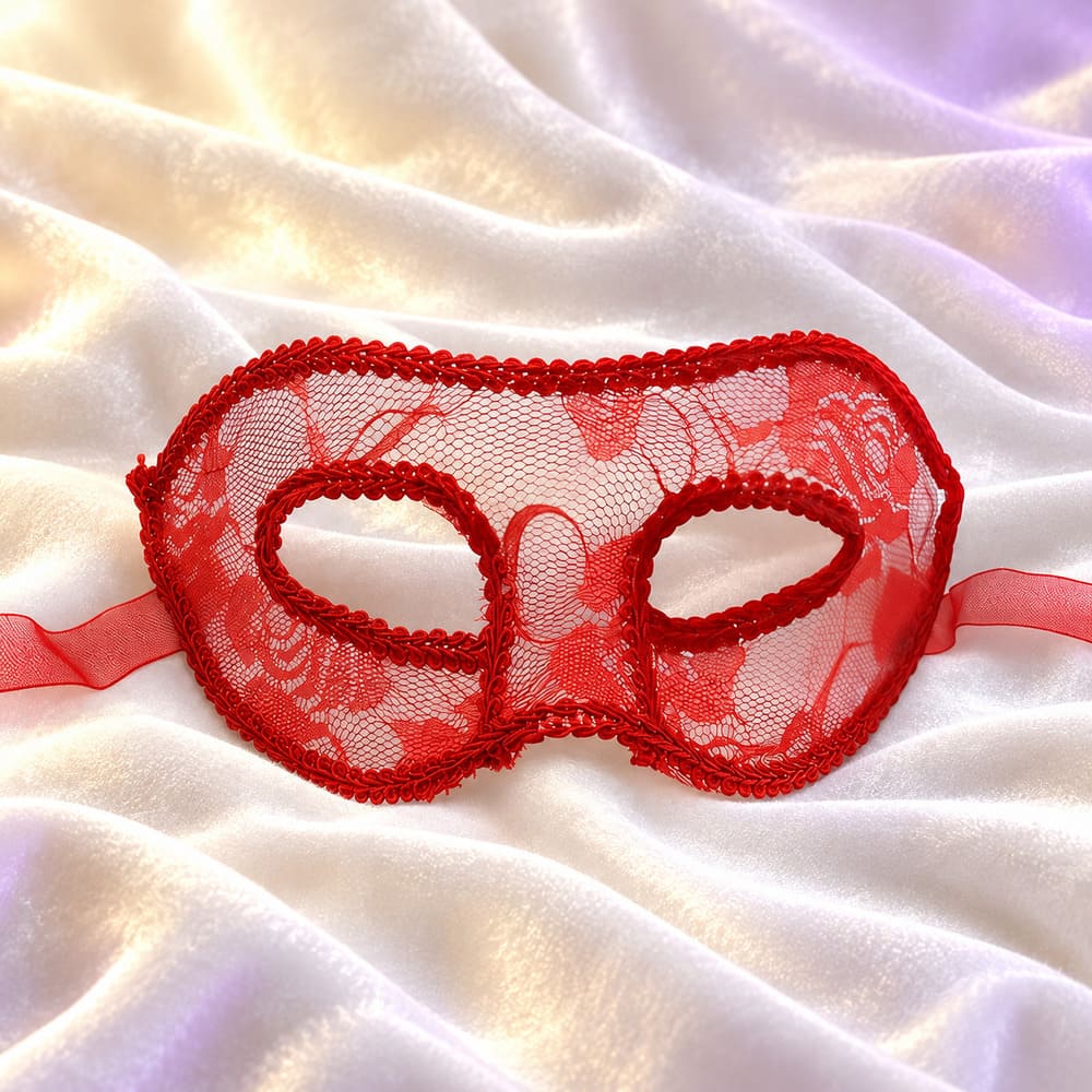 Masque Dentelle Rouge - Serena
