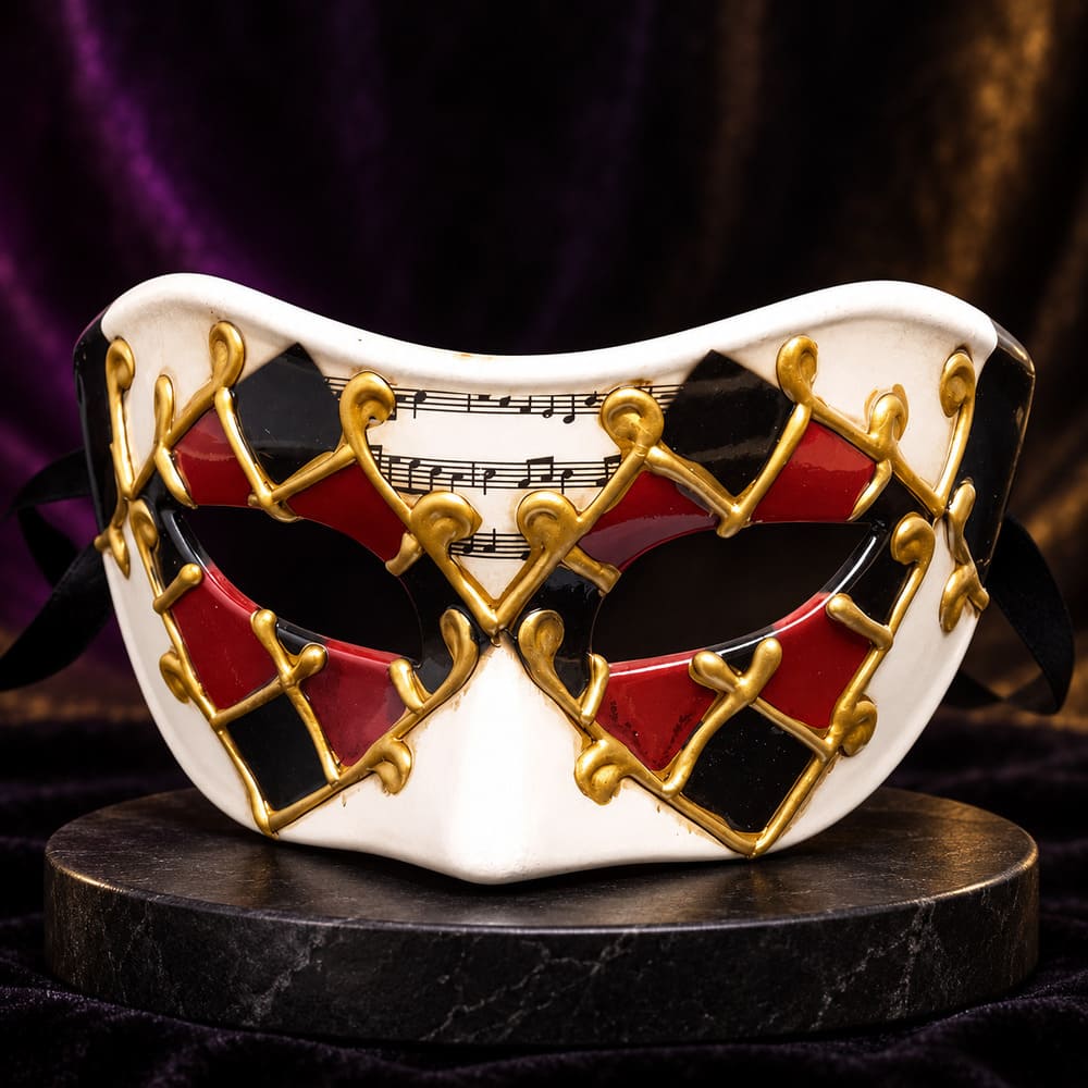 Masque Loup Arlequin - Livio