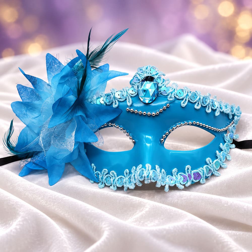 Masque Vénitien Bleu - Ilaria