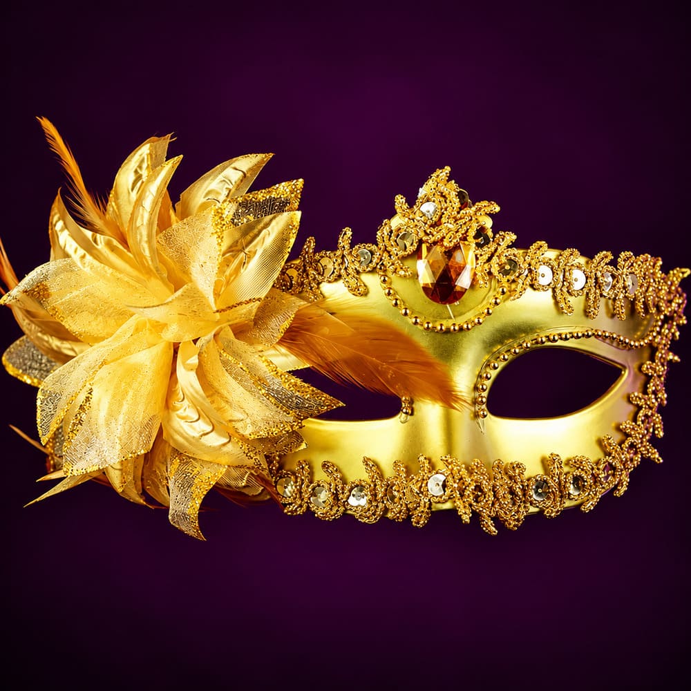Masque Vénitien Or - Priscilla