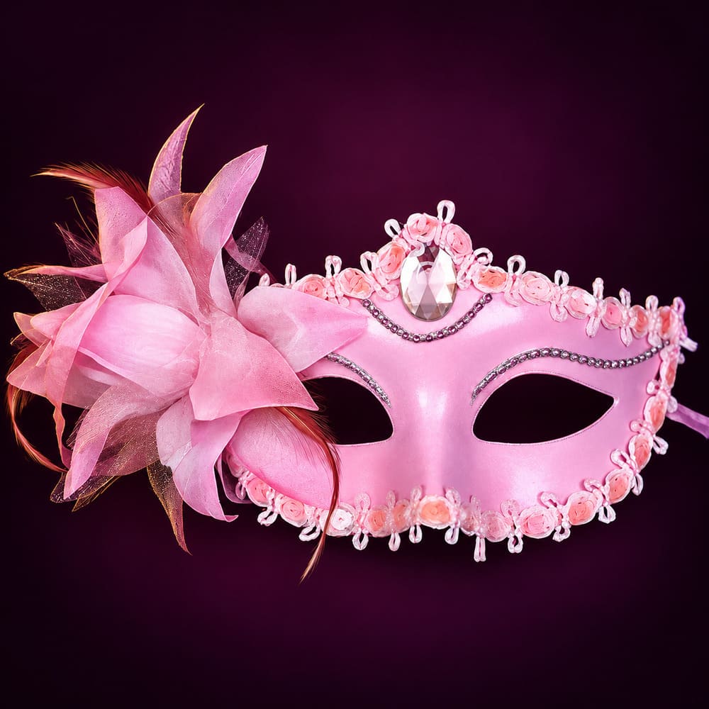 Masque Vénitien Rose - Silvia