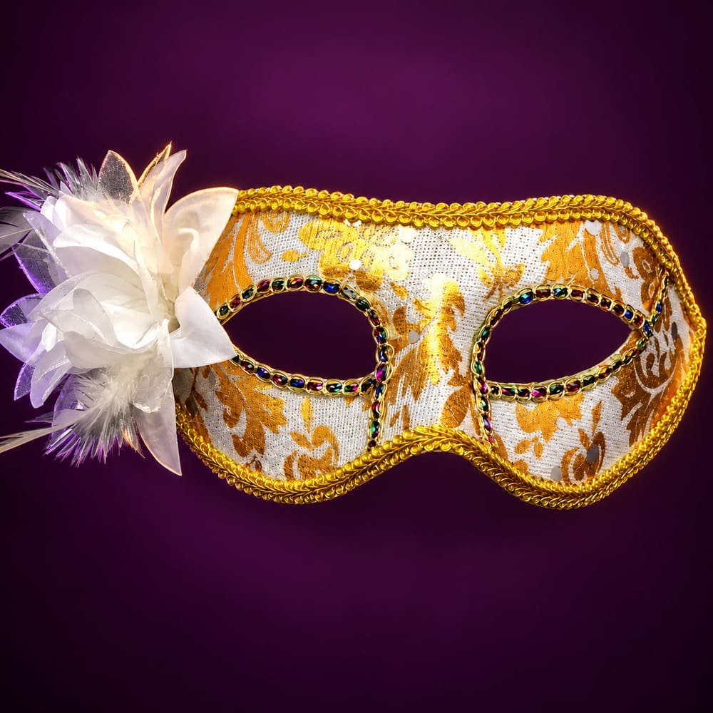 Masque Vénitien à Fleurs - Mirella