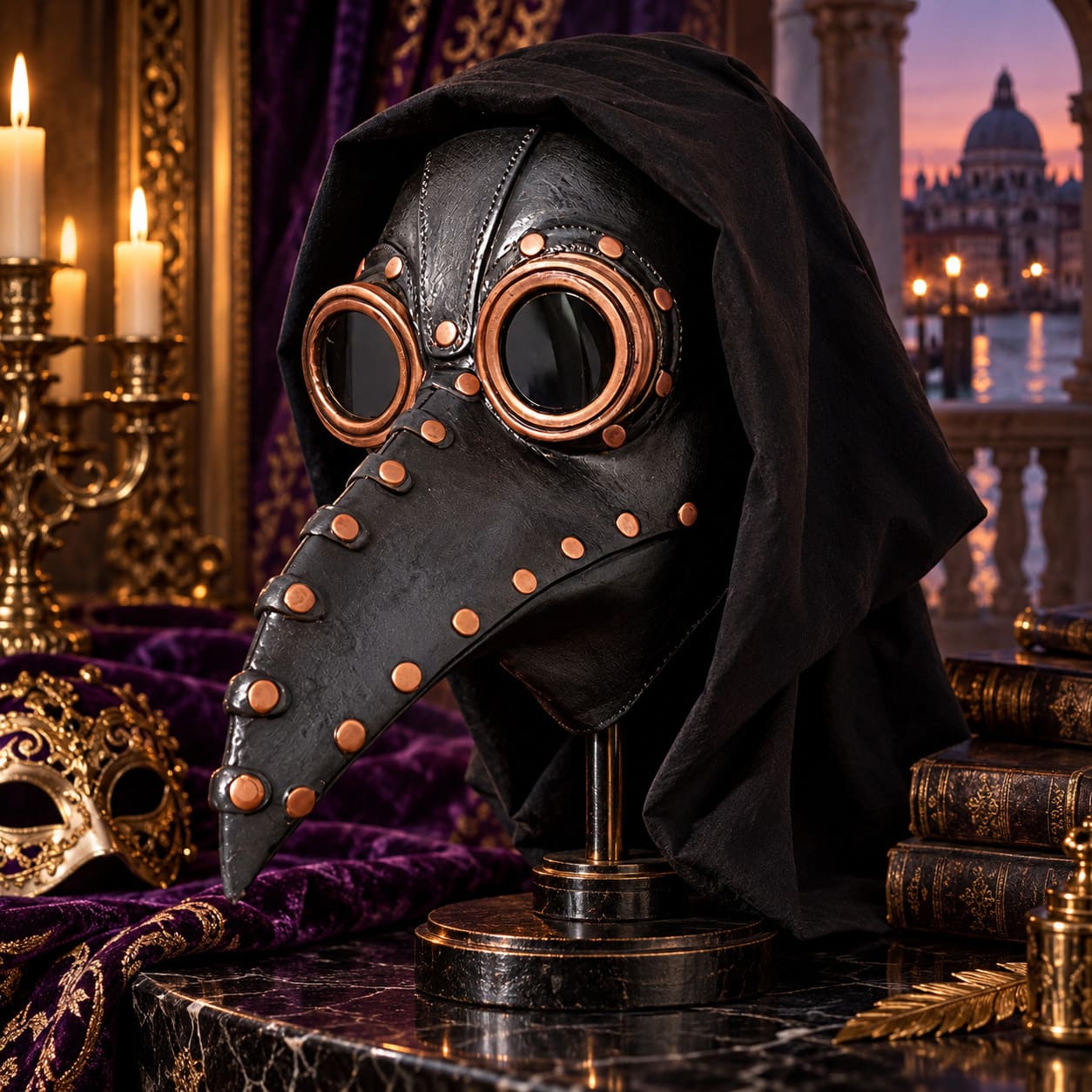 Masque à Gaz Corbeau - Lorenzo