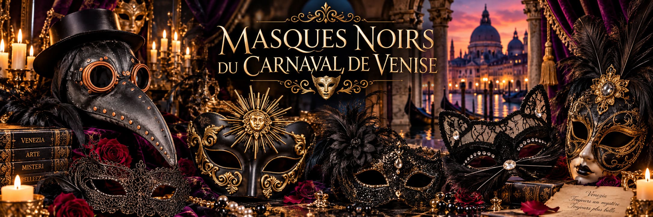 Masques Noirs du Carnaval de Venise